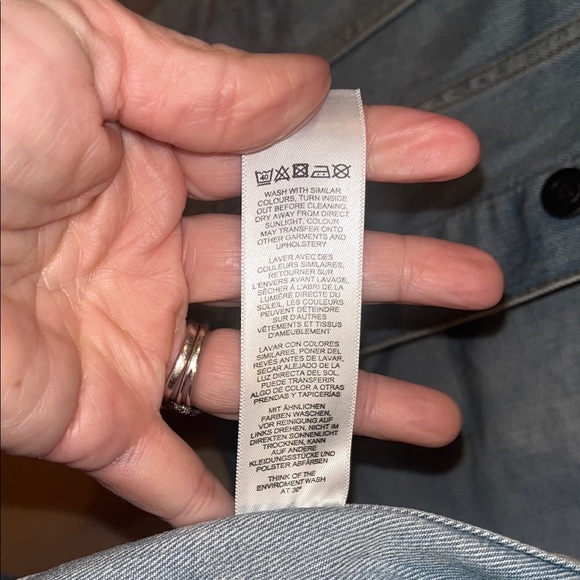 ASOS Men's Denim Jacket size small / preowned - Picture 4 of 11